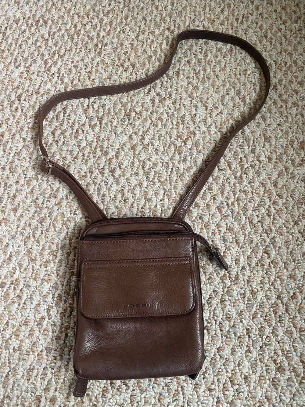Fossil Leather Crossbody Bag Purse